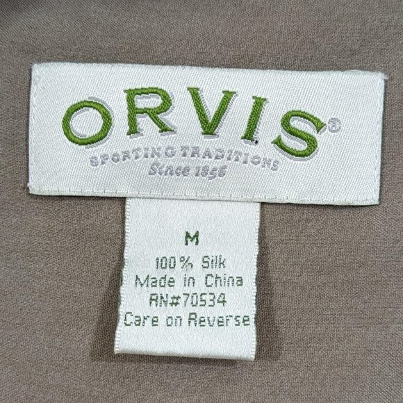 DISCOUNTED PRICE! WOMEN'S ORVIS WORK SHIRT 100% SILK (MEDIUM) - Picture 5 of 5